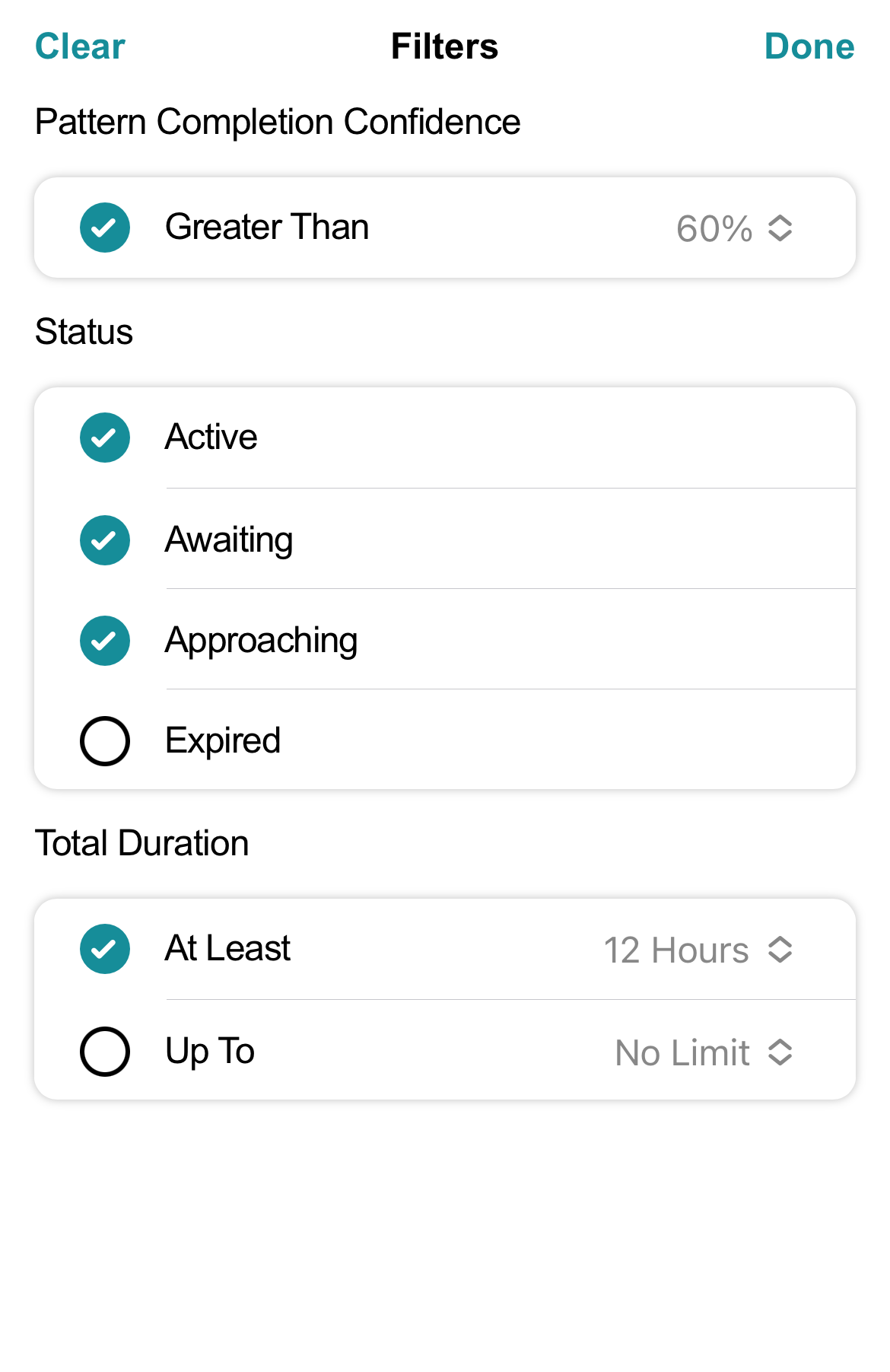 Filtering & Customisation (1)